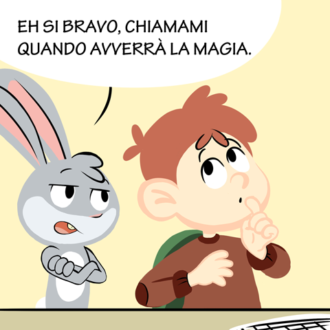 Fidù riporta Mario alla realtà - manovrare con cautela