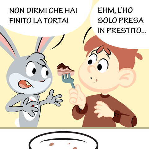 Fidù voleva un pezzo di torta - prestito